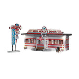 Woodland Scenics Woodland Scenics N Scale Miss Molly’s Diner Built and Ready