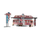 Woodland Scenics Woodland Scenics N Scale Miss Molly’s Diner Built and Ready
