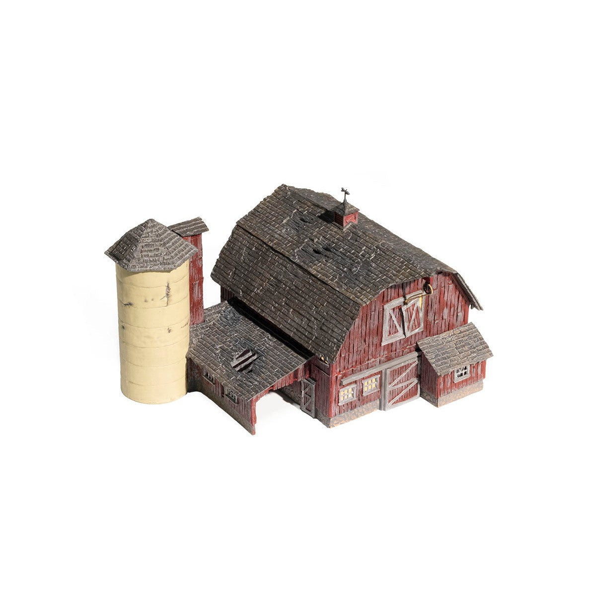Woodland Scenics Woodland Scenics N Scale Old Weathered Barn Built and Ready