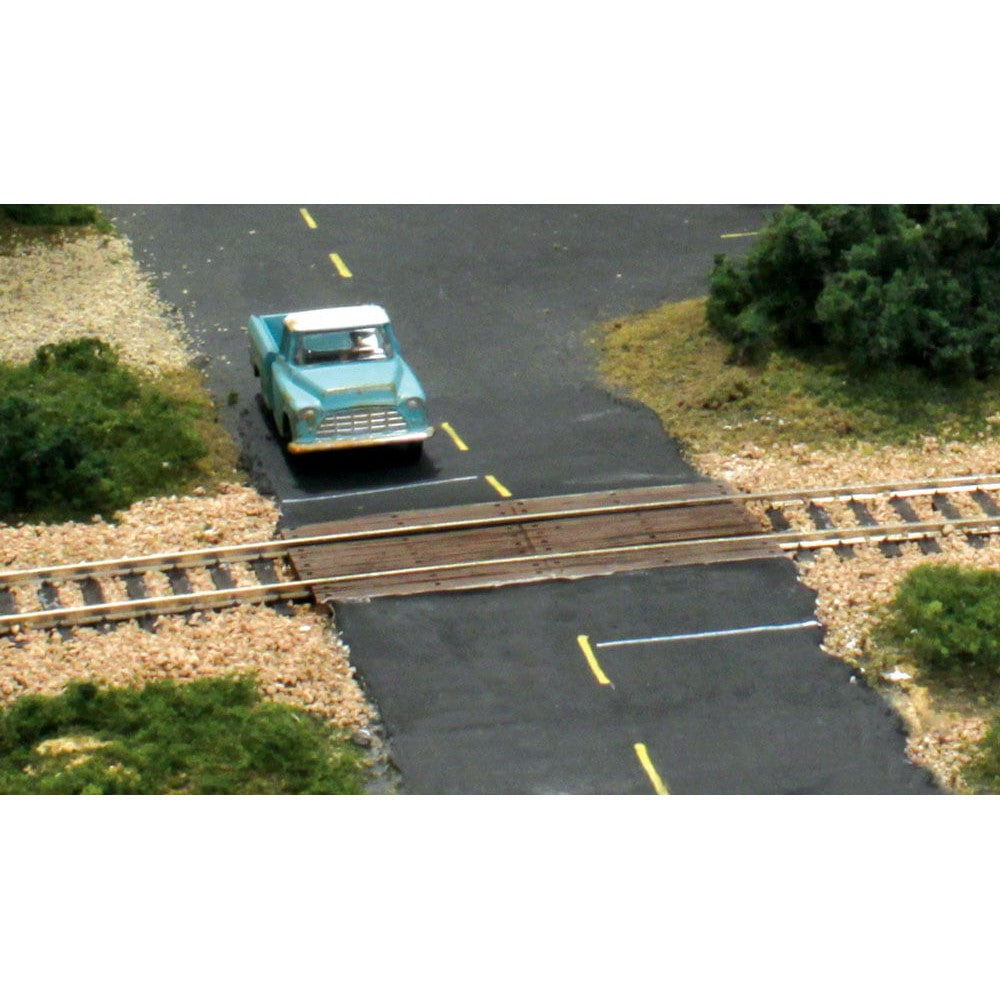 Woodland Scenics Woodland Scenics N Scale Steel Plate Road Crossing