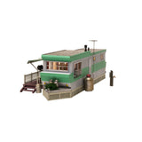 Woodland Scenics Woodland Scenics O Scale Grillin' & Chillin' Trailer (Lit) Built and Ready