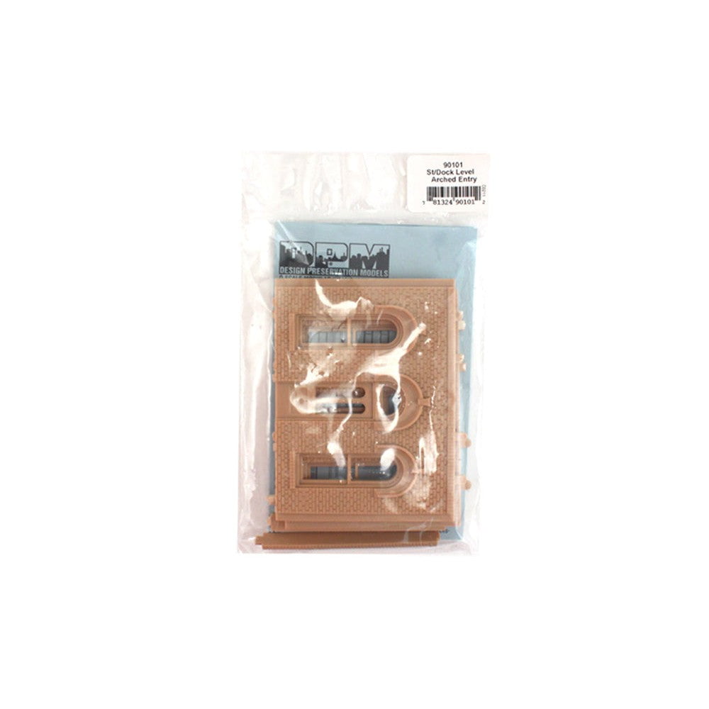 Woodland Scenics Woodland Scenics O Scale Street/Dock Level Arched Entry Door DPM Kit