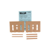 Woodland Scenics Woodland Scenics O Scale Street/Dock Level Wall Rectangular Entry Door DPM Kit