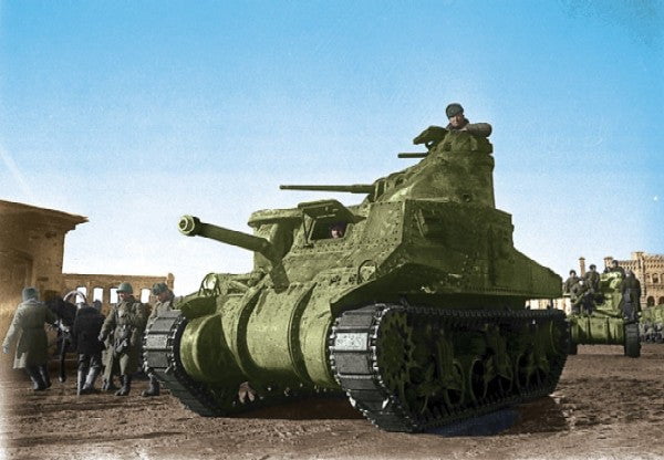 Zvezda MILITARY MODEL Zvezda 1/100 US M3 Lee Tank Snap Kit