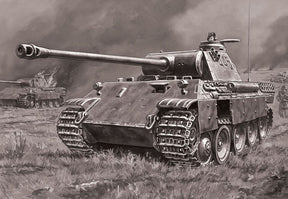 Zvezda MILITARY MODEL Zvezda 1/35 PzKpfw V Panther Ausf D Tank Kit
