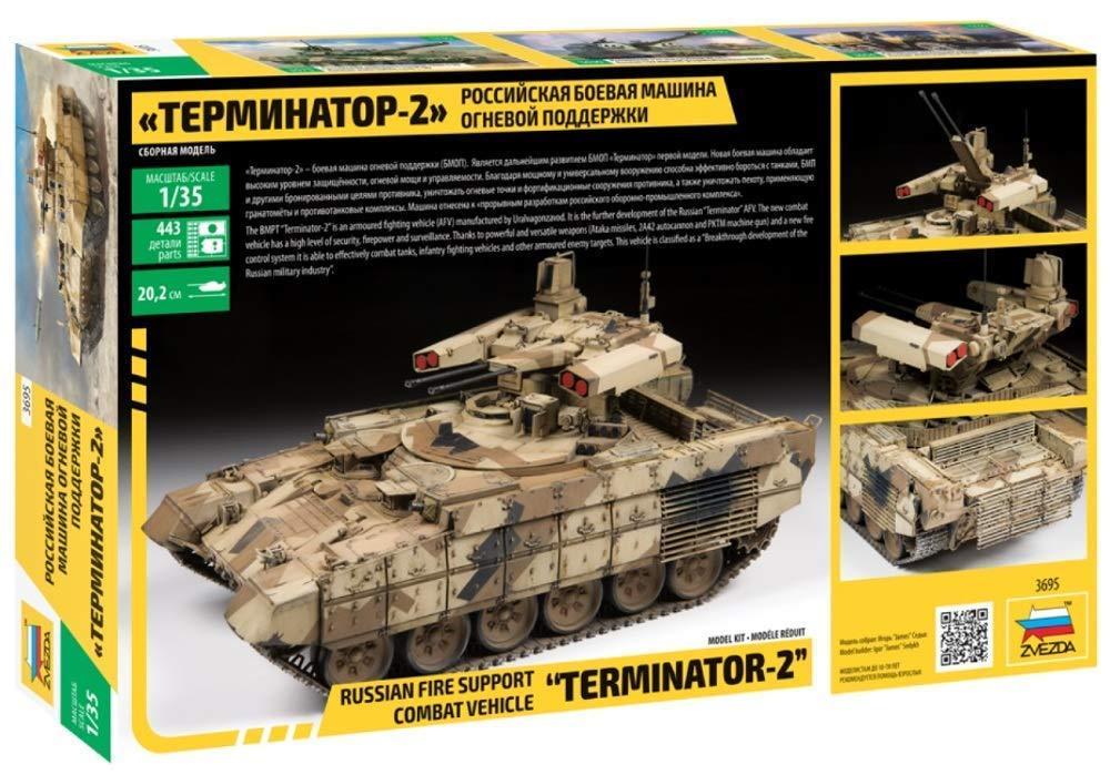 Zvezda MILITARY MODEL Zvezda 1/35 Russian Terminator 2 Fire Support Vehicle Kit