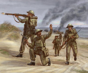Zvezda MILITARY MODEL Zvezda 1/72 British Infantry 1939-45 (5) Snap Kit