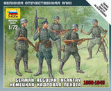 Zvezda MILITARY MODEL Zvezda 1/72 German Infantry 1939-43 (5) (Snap Kit)