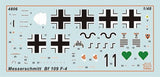 Zvezda MODEL AIRPLANES Zvezda 1/48 Bf109F4 Fighter Kit