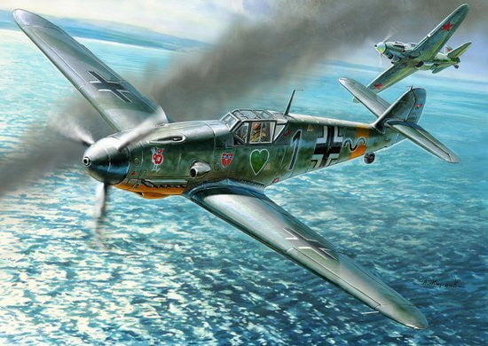 Zvezda MODEL AIRPLANES Zvezda 1/48 Bf109F4 Fighter Kit